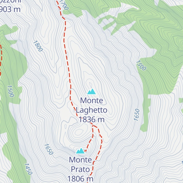 Map of Monte Laghetto