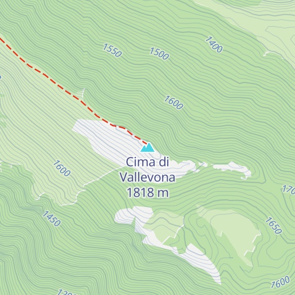 Map of Cima di Vallevona