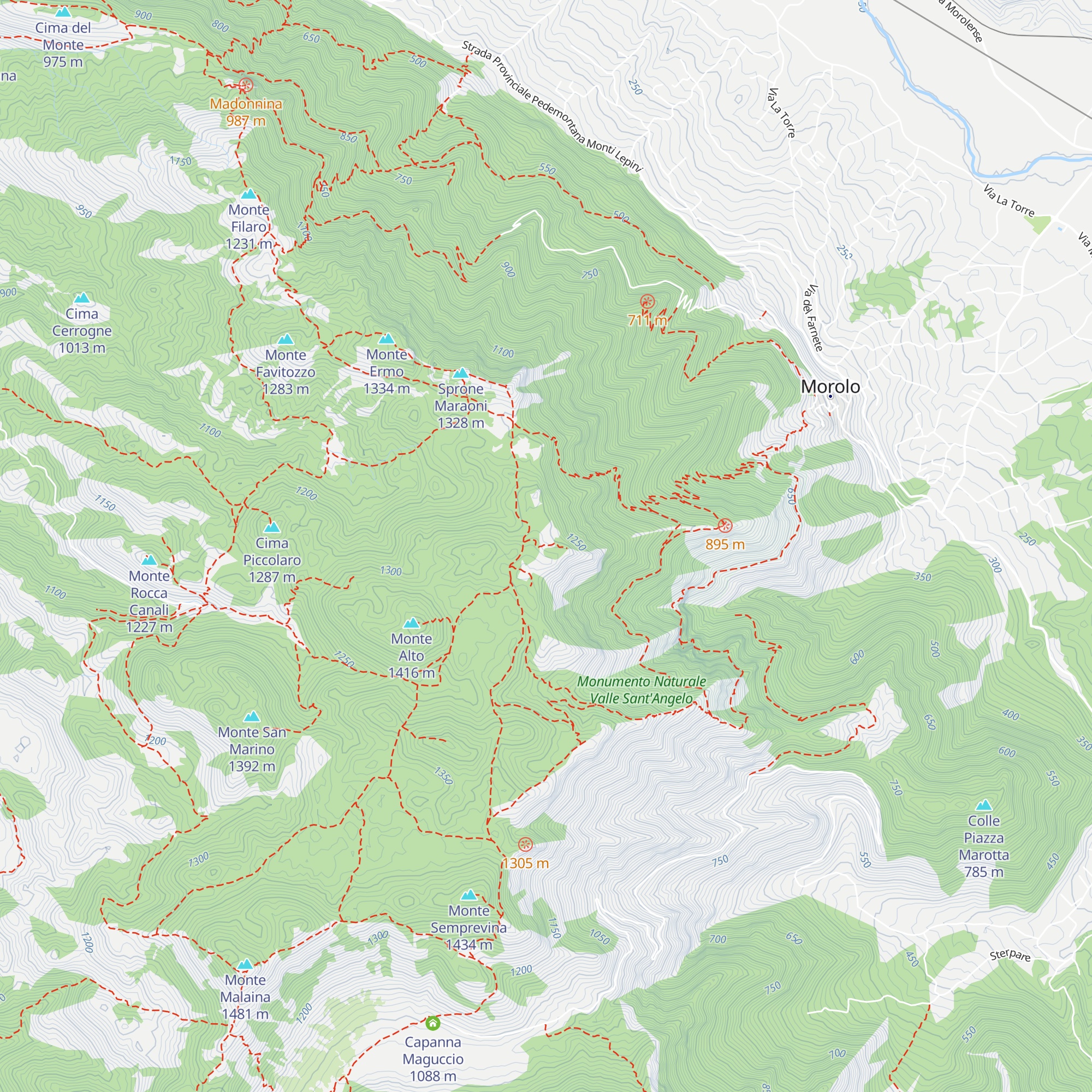 Rifugio Croce i Preti map