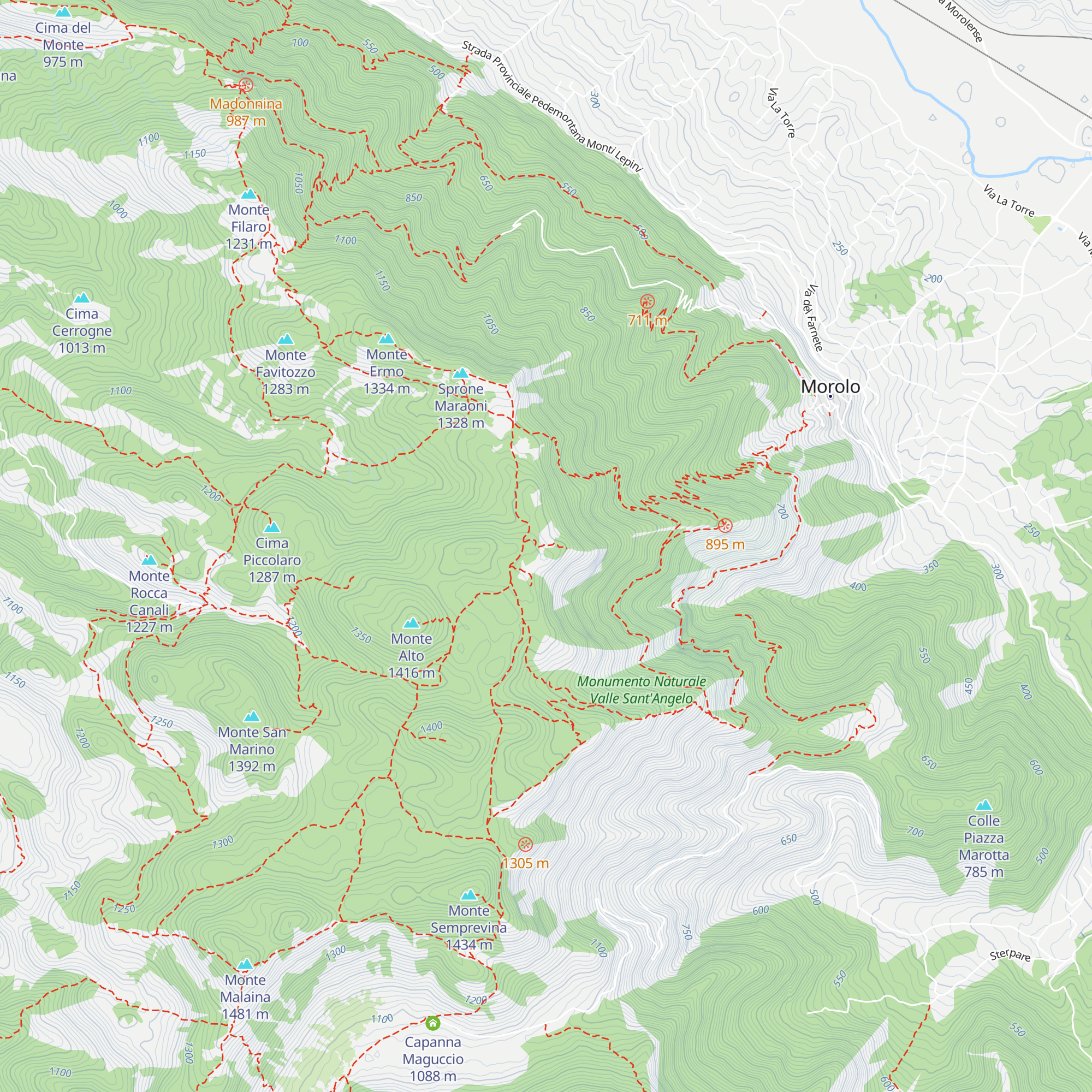Rifugio Croce i Preti map