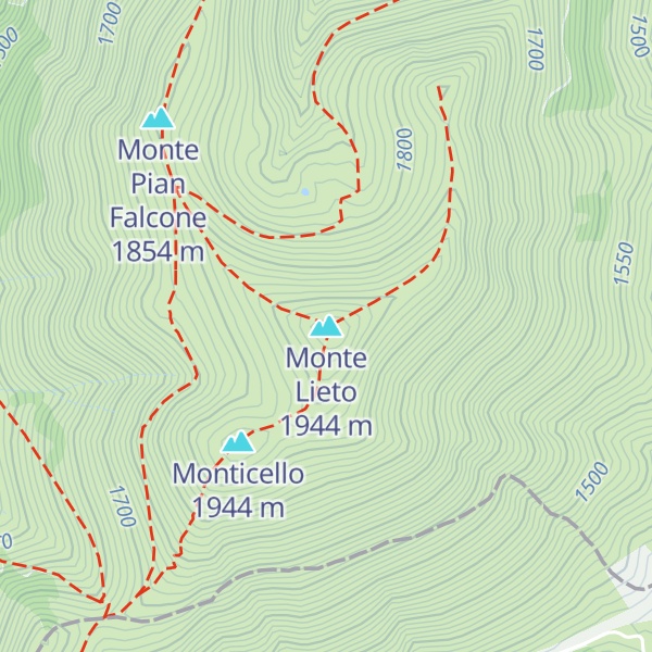 Map of Monte Lieto