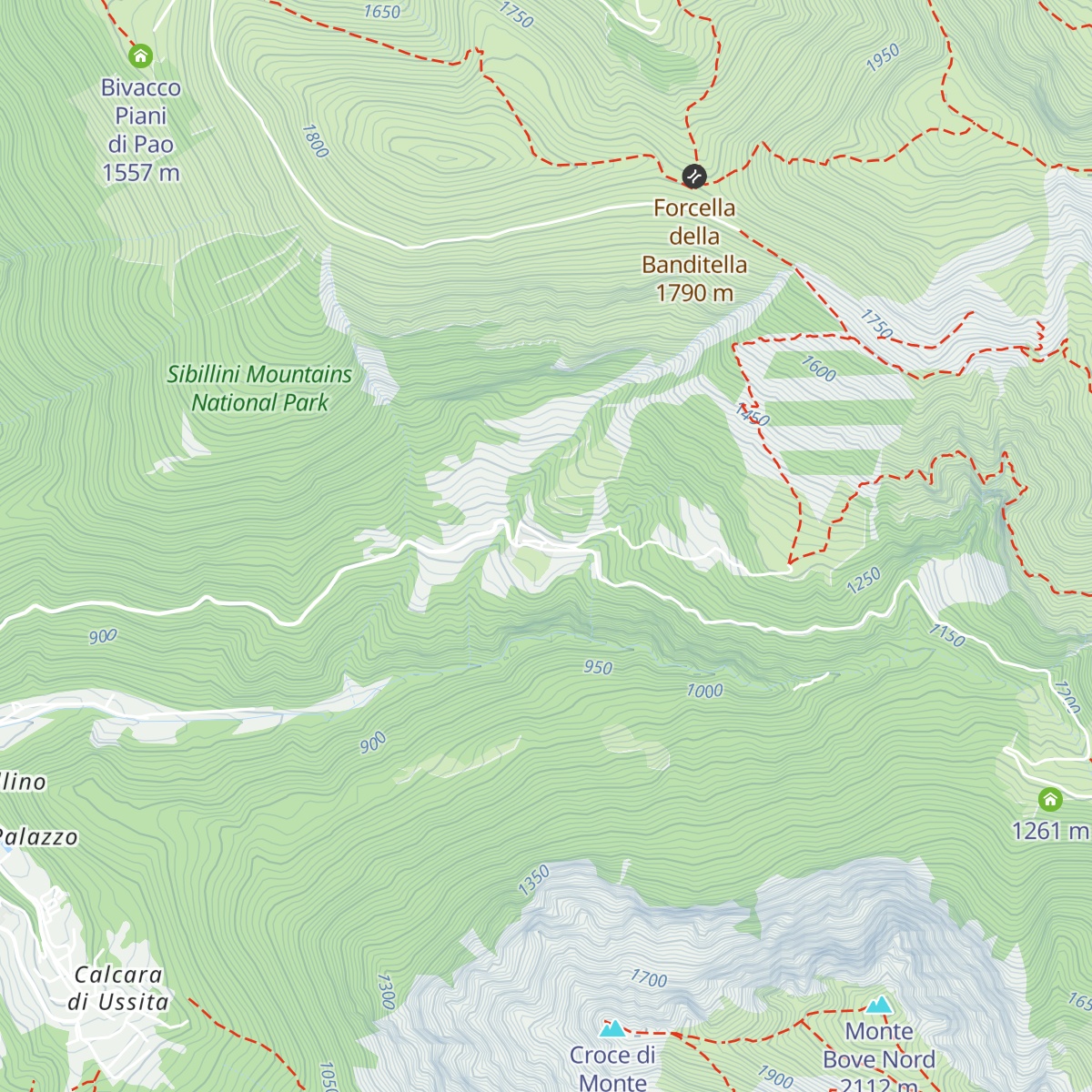 Rifugio Casali map
