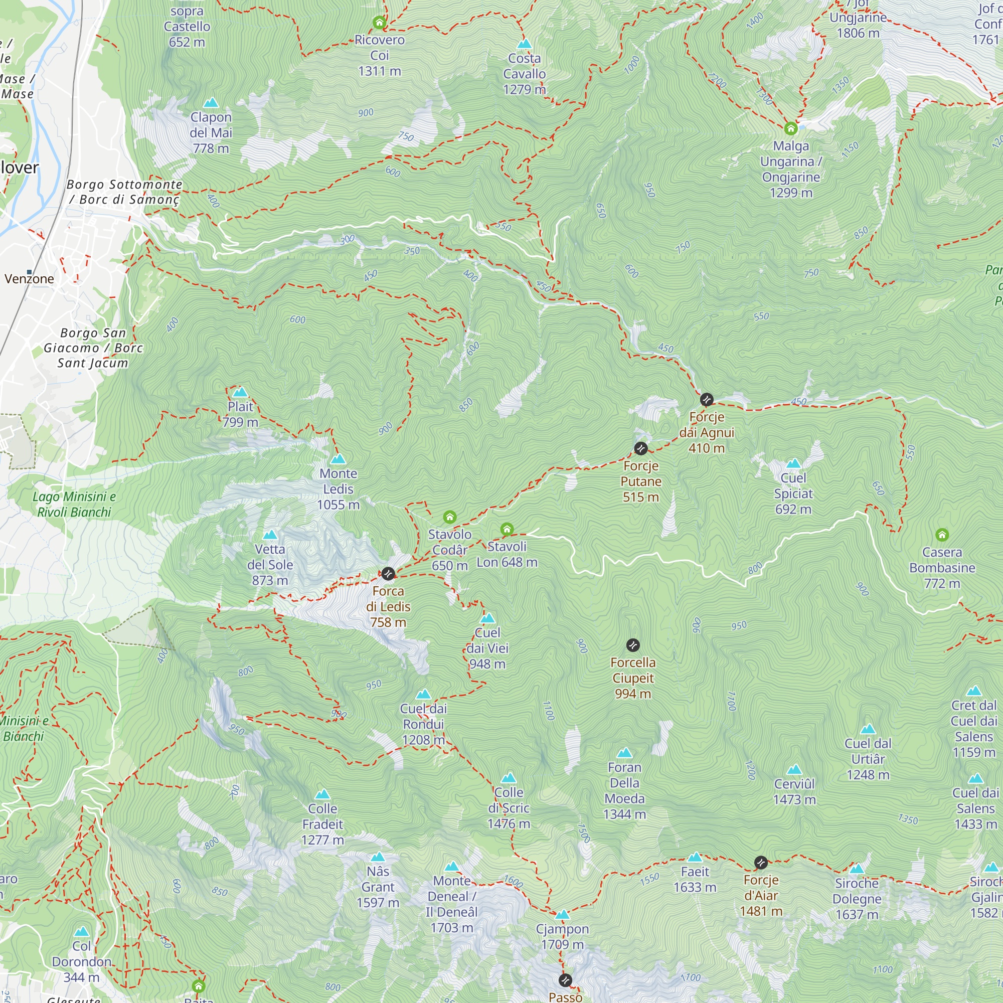Stavoli Goi map