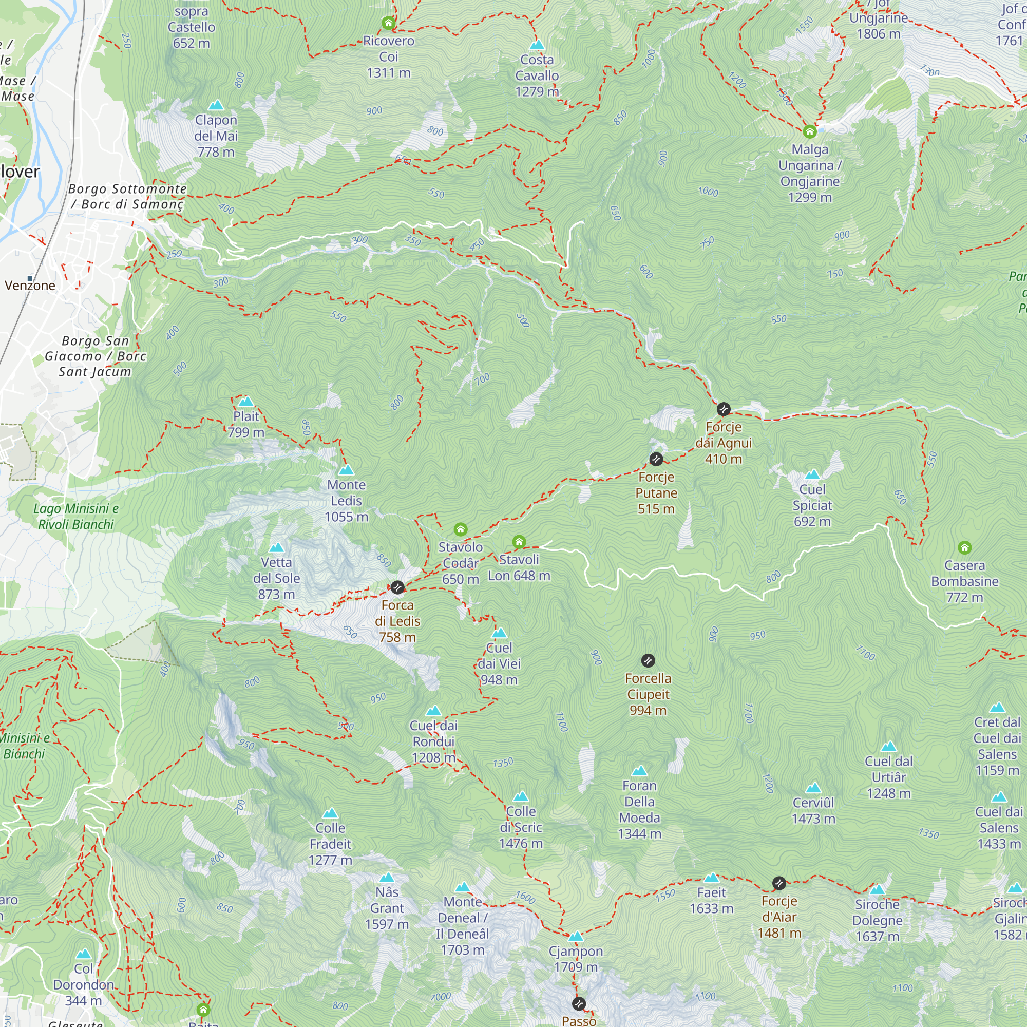 Stavoli Goi map