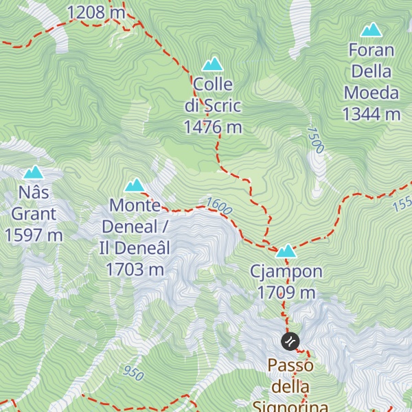 Map of Col Foran
