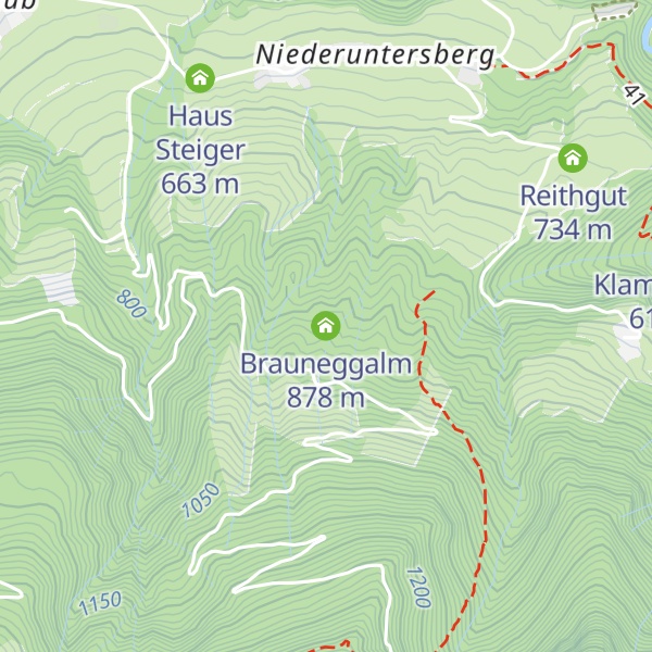Map of Brauneggalm