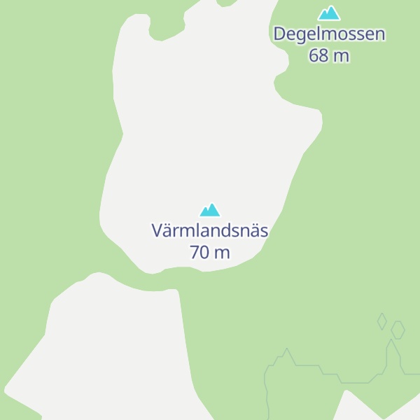 Map of Värmlandsnäs