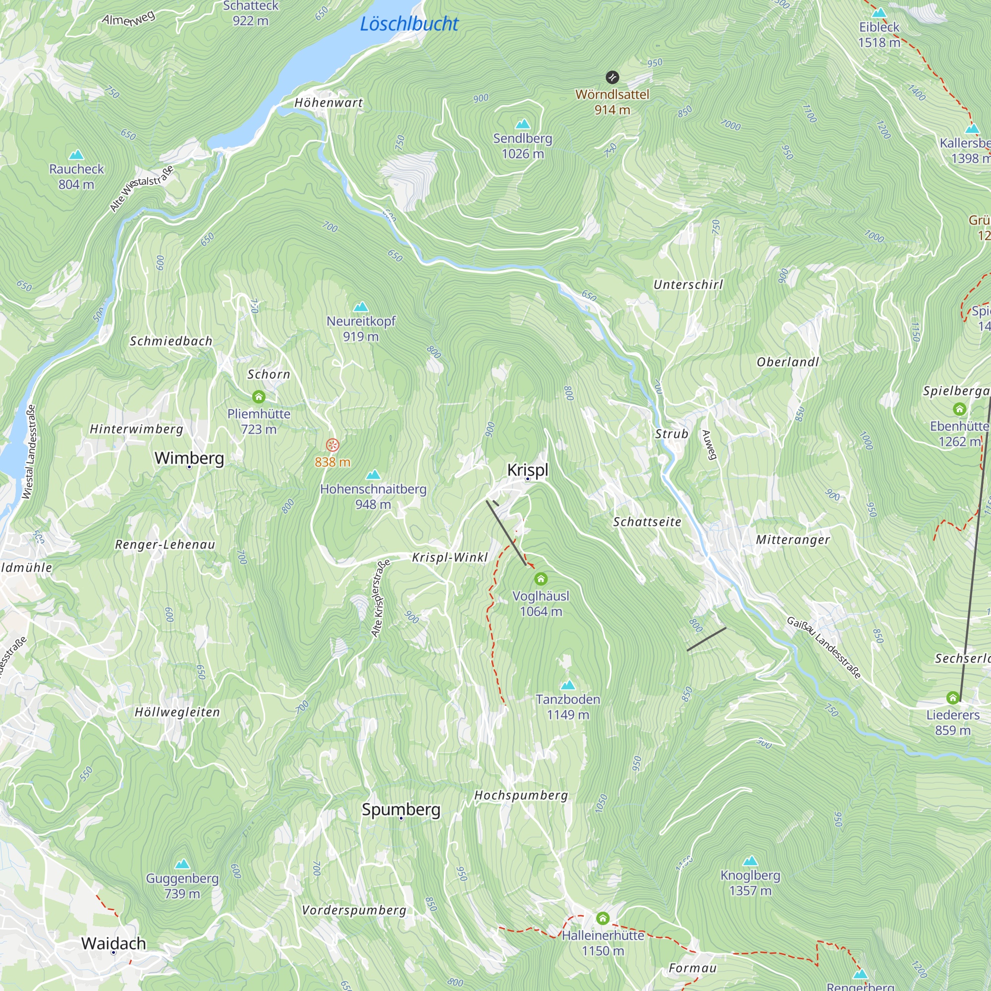 Gasthaus Alpenblick map
