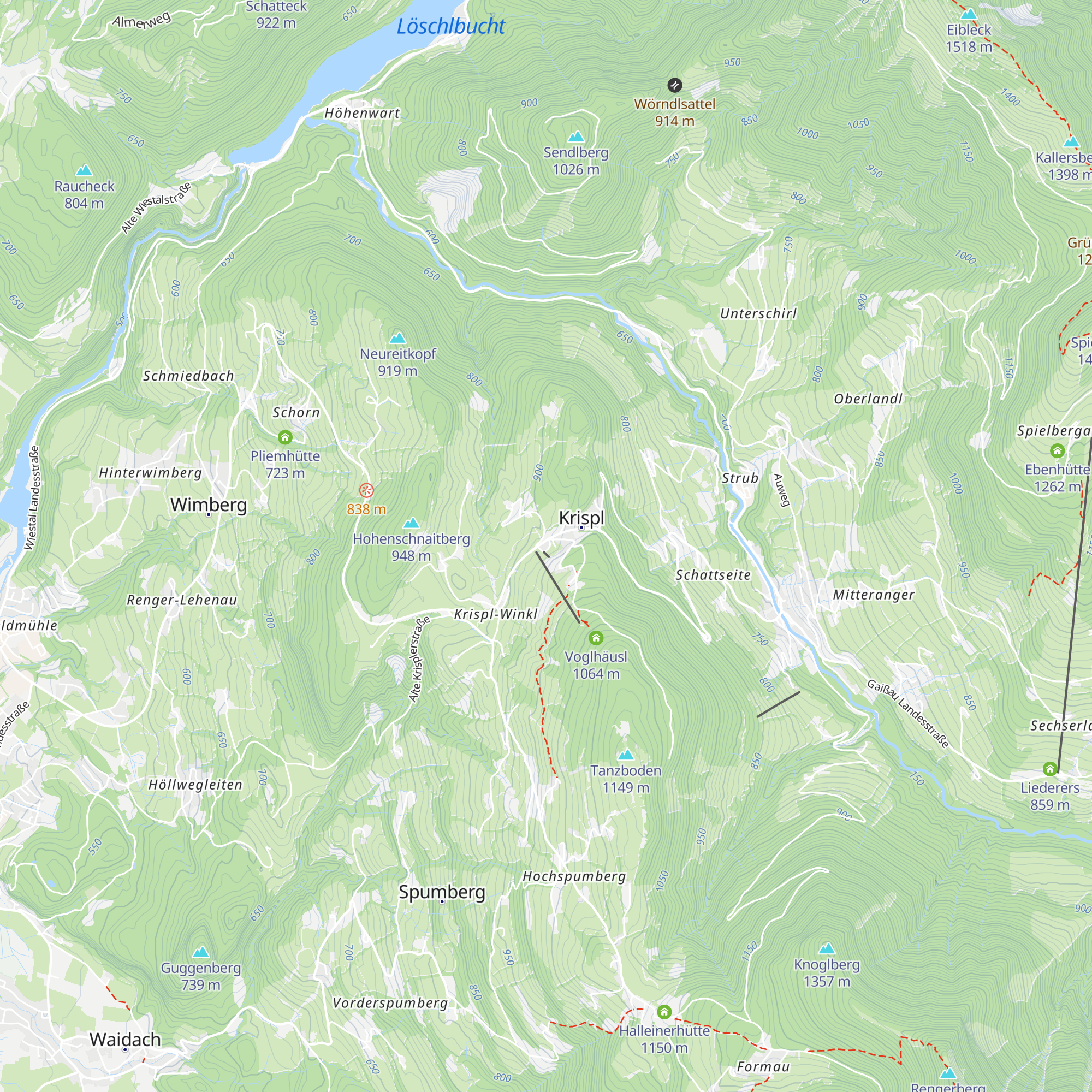 Gasthaus Alpenblick map