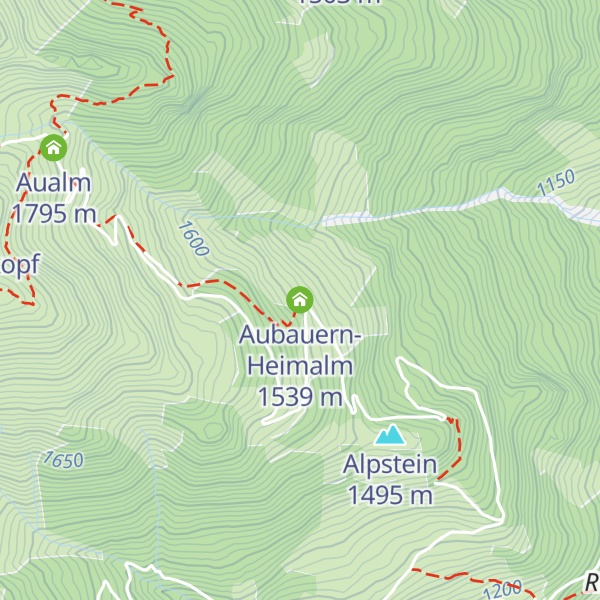 Map of Aubauern-Heimalm