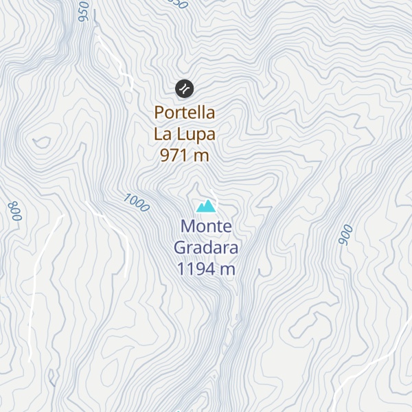 Map of Monte Gradara