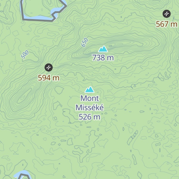 Map of Mont Misséké