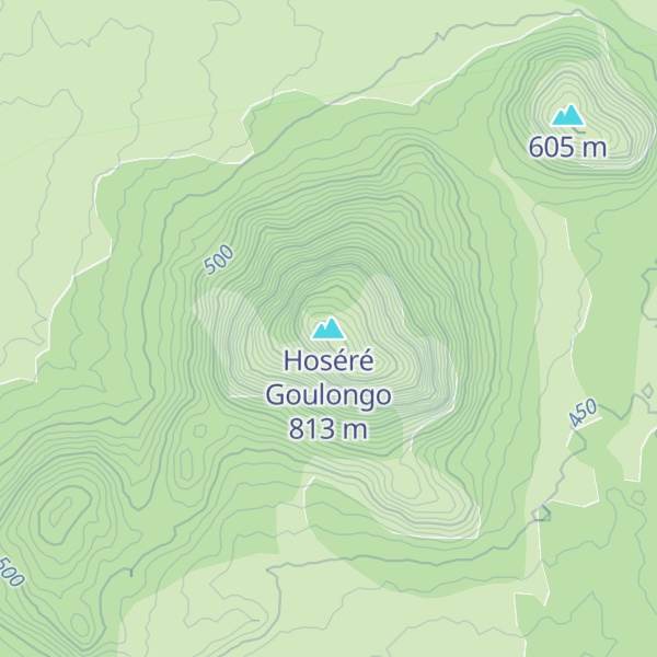 Map of Hoséré Goulongo