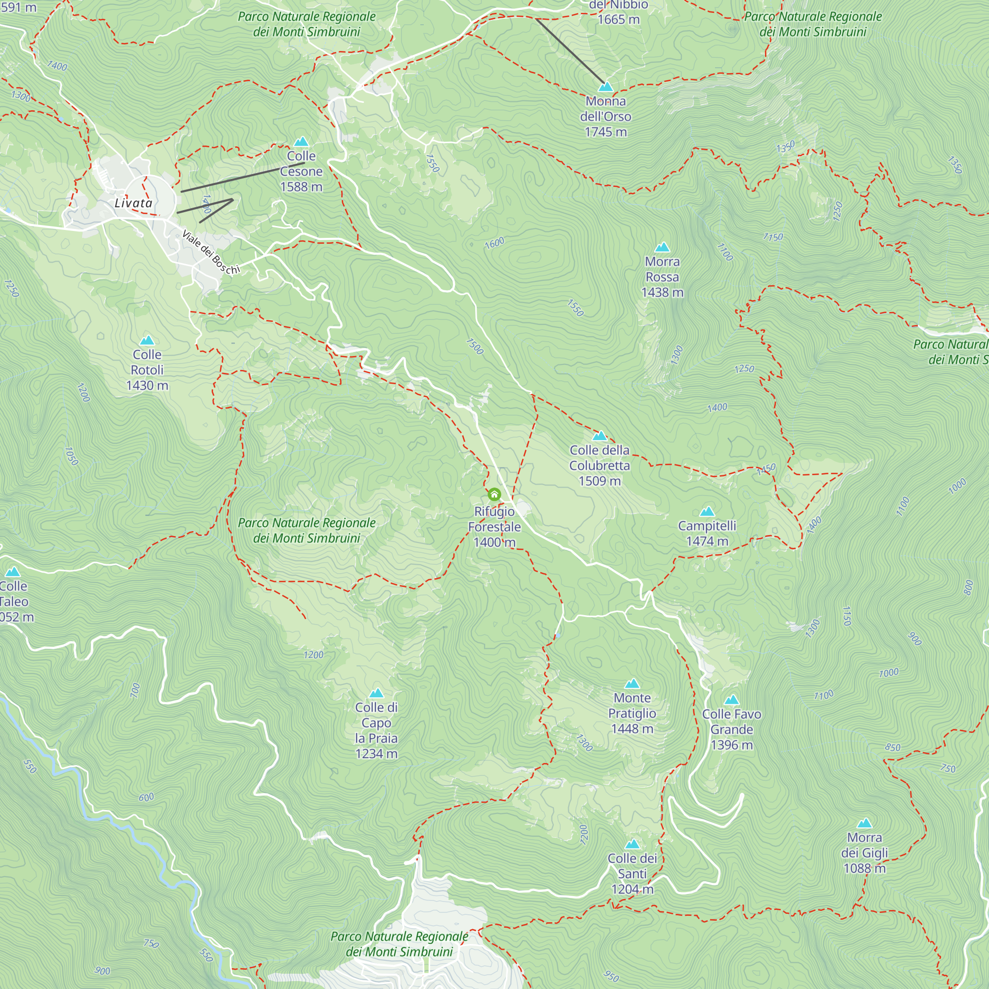 Rifugio Forestale map