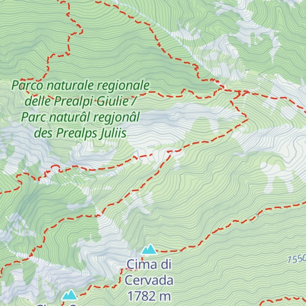 Map of Ricovero casera Cjariguart