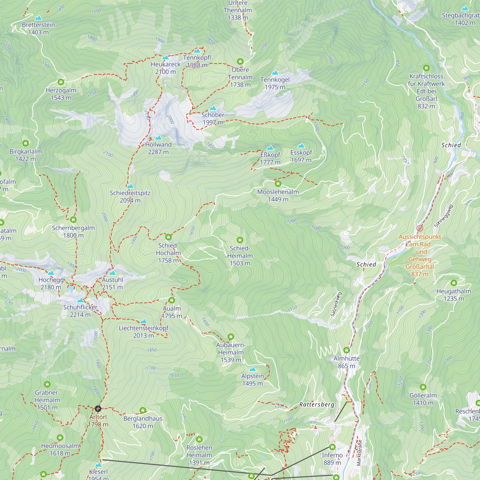 Schied-Heimalm map