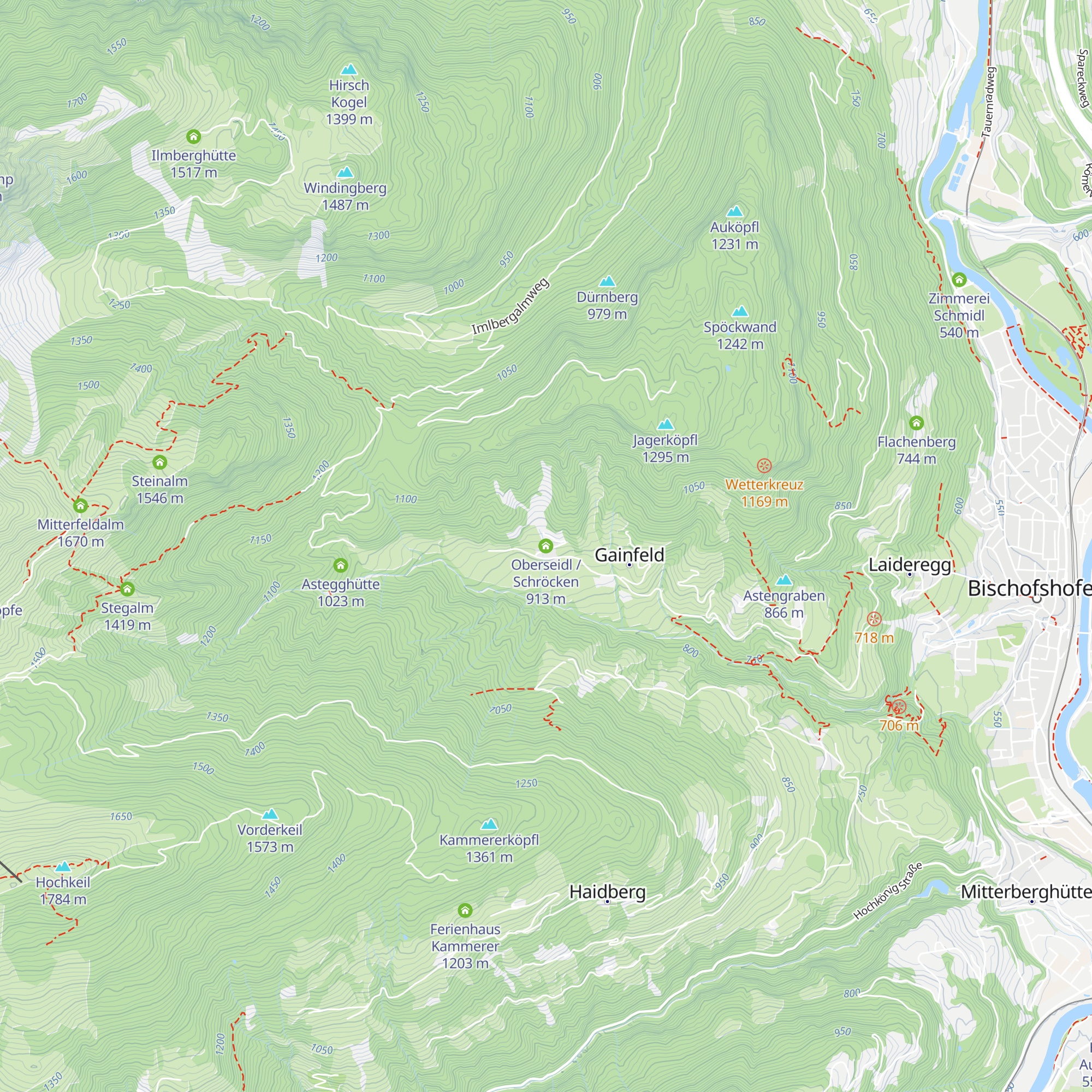 Oberseidl / Schröcken map