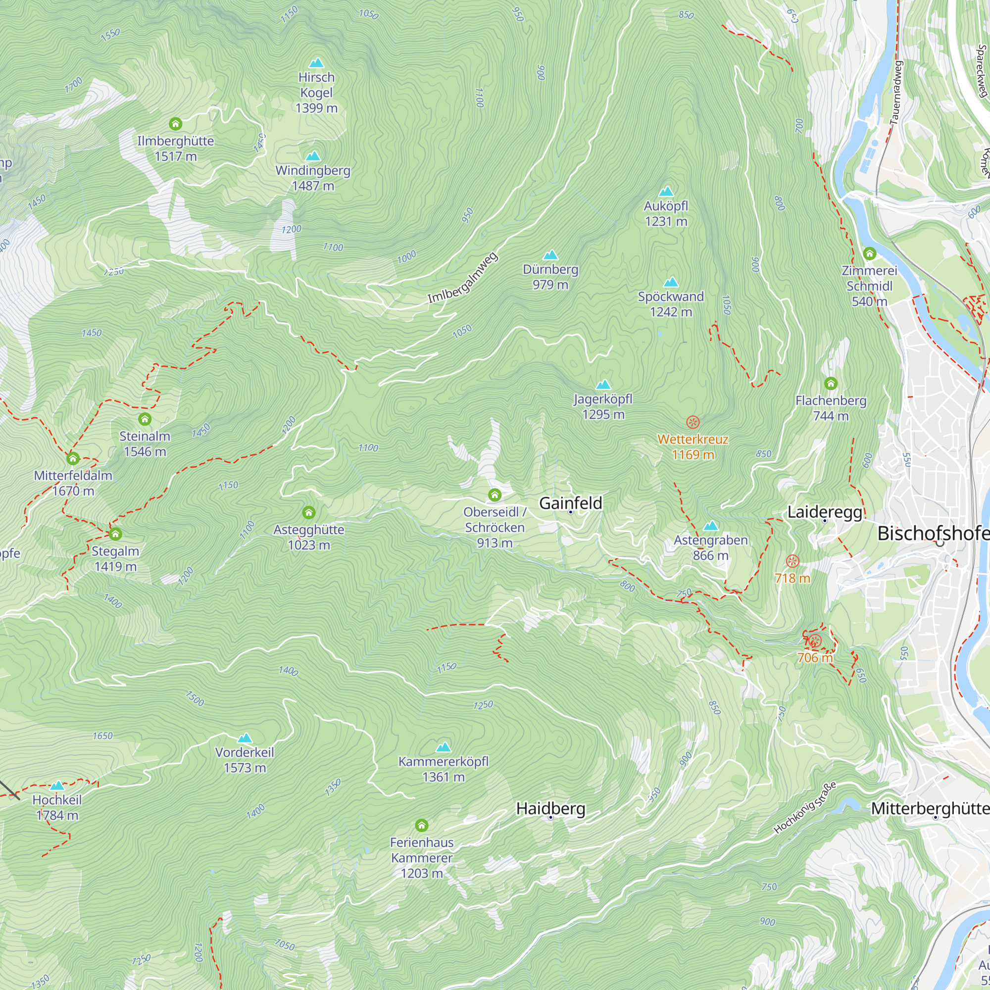 Oberseidl / Schröcken map