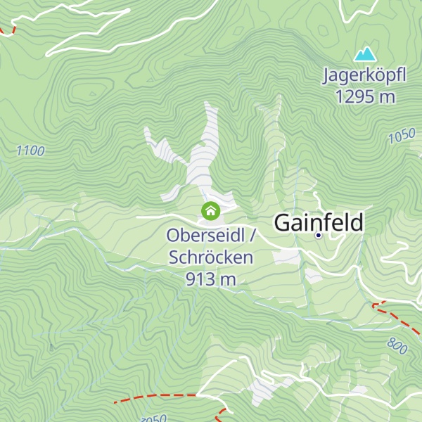 Map of Oberseidl / Schröcken
