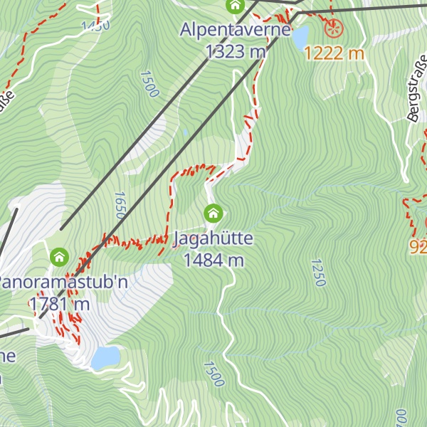Map of Jagahütte