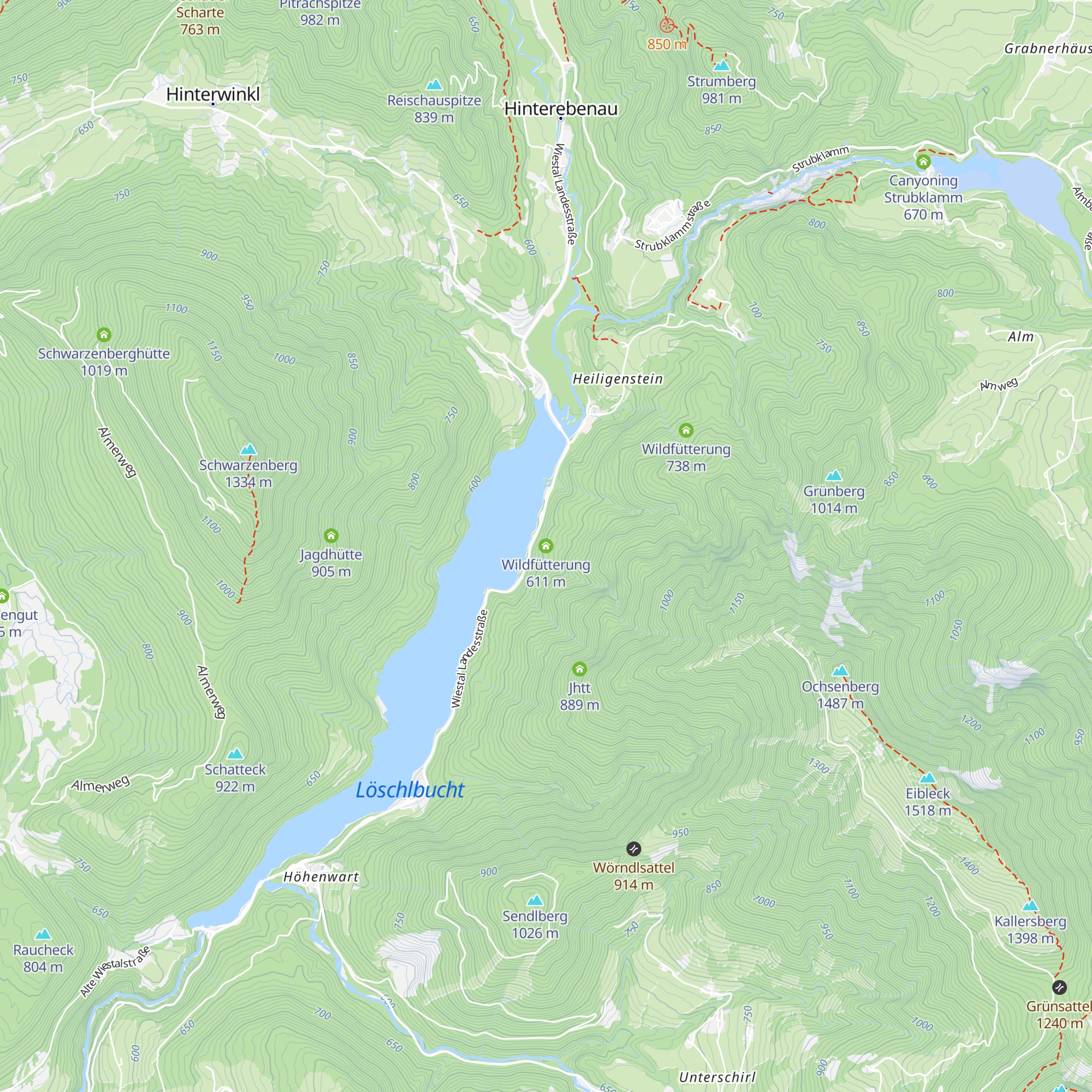 Wildfütterung map
