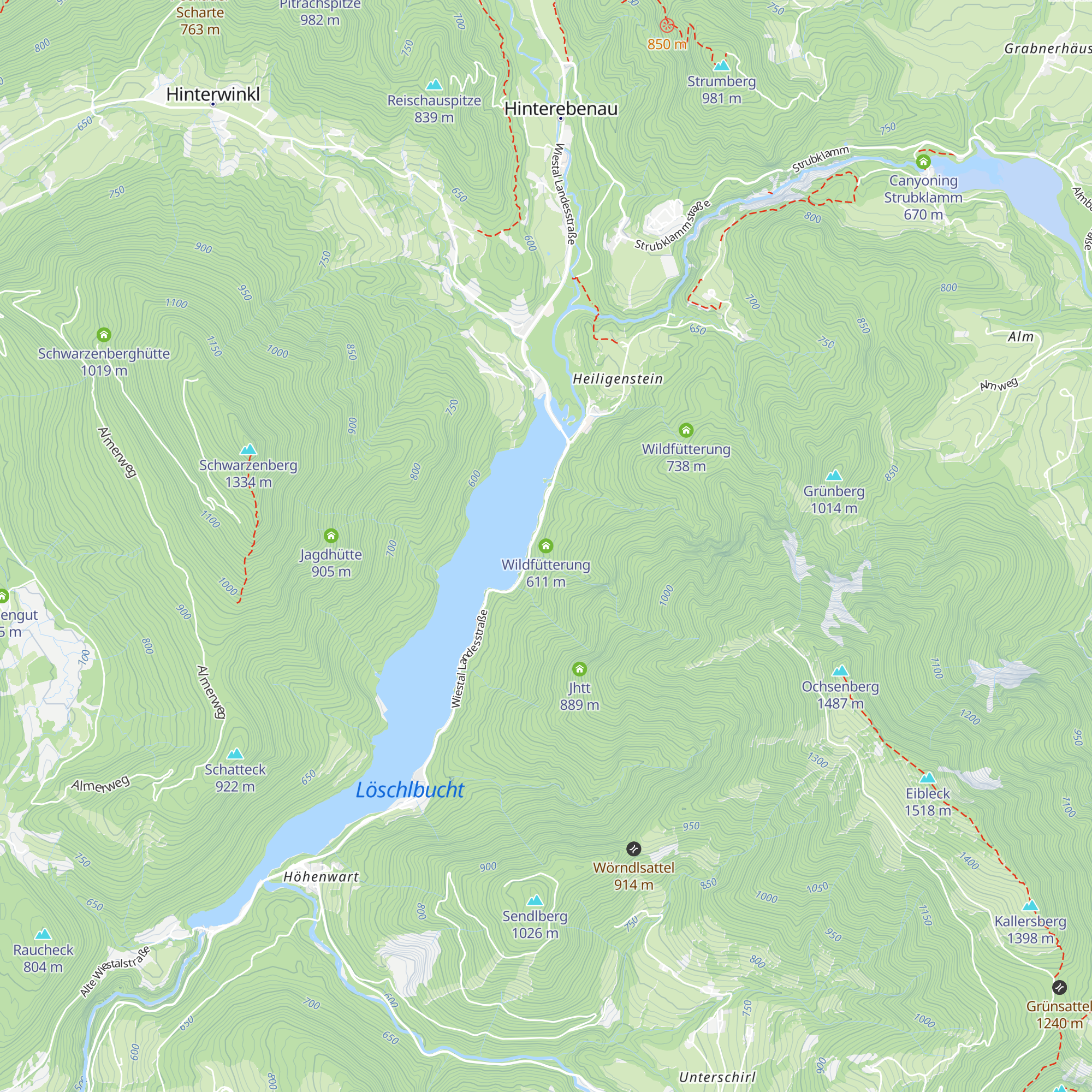 Wildfütterung map