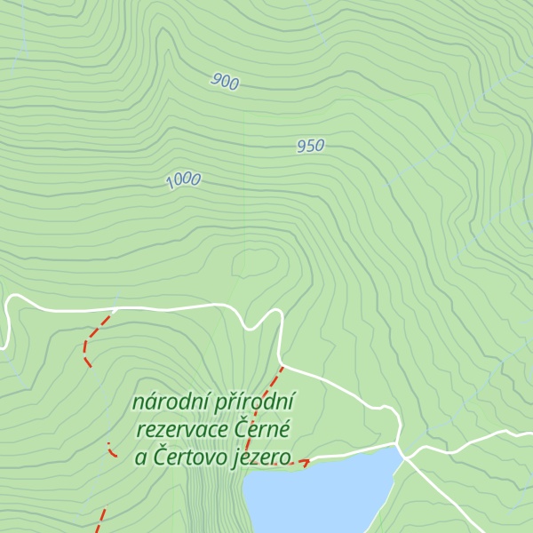 Map of (Královský hvozd) [Železná Ruda-Hojsova Stráž]