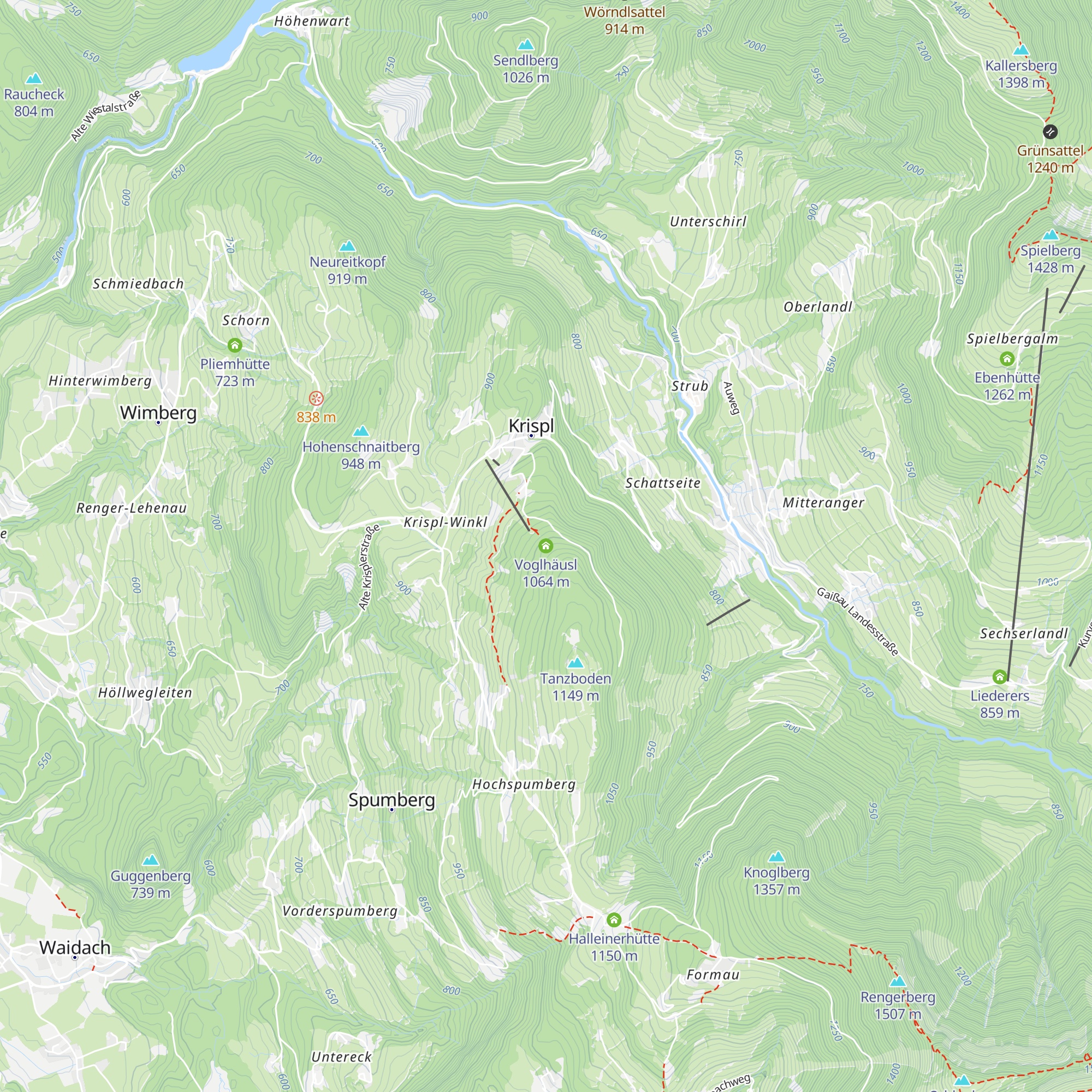 Voglhäusl map