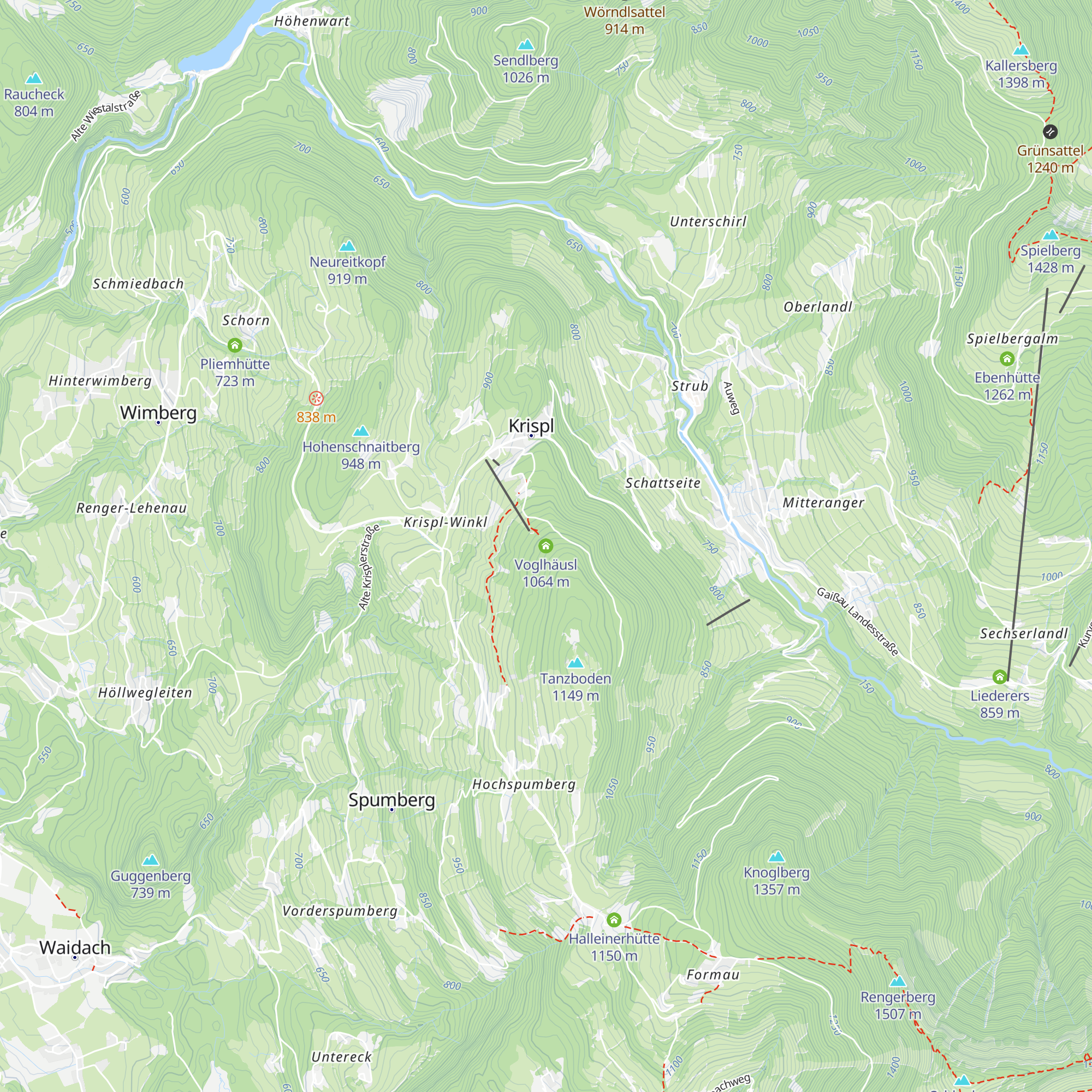Voglhäusl map