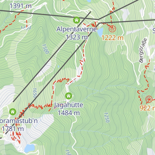 Map of Hochbrandhütte