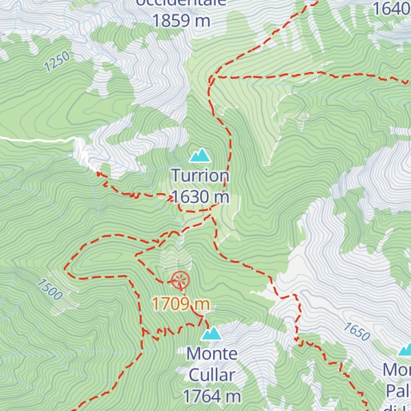 Map of Ricovero Casera Turriee