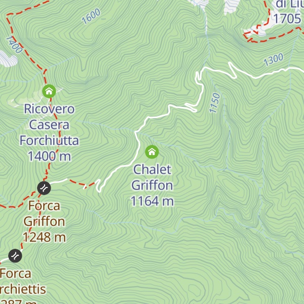 Map of Chalet Griffon
