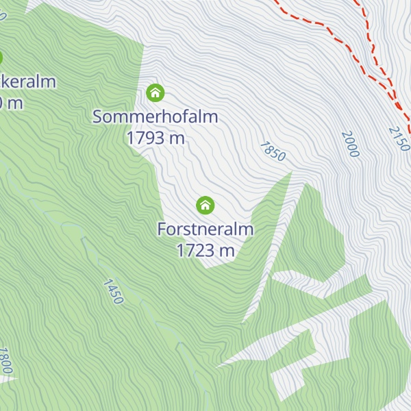 Map of Forstneralm