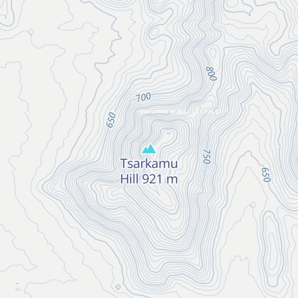 Map of Tsarkamu Hill