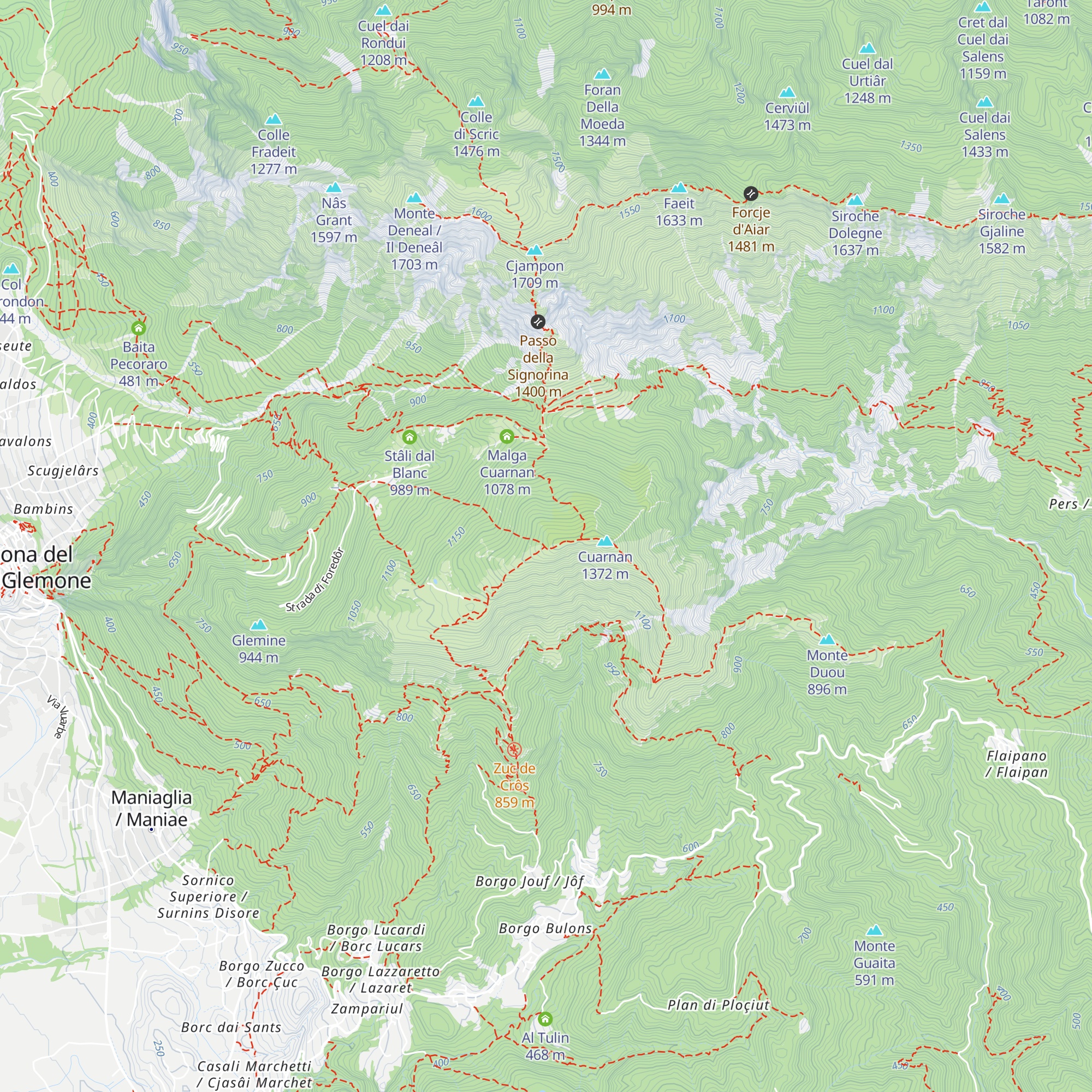 Ricovero Elio Pischiutti map