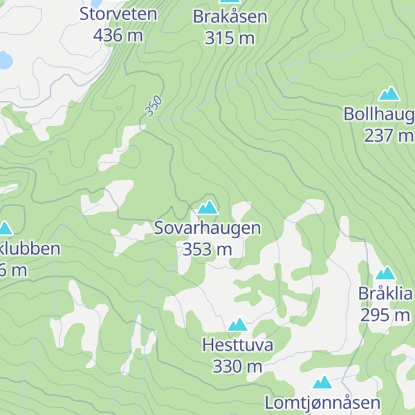Map of Sovarhaugen