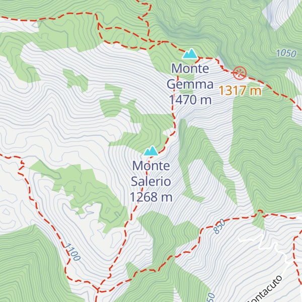 Map of Monte Salerio