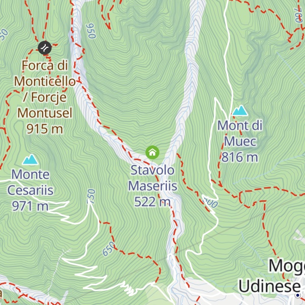 Map of Stavolo Maseriis