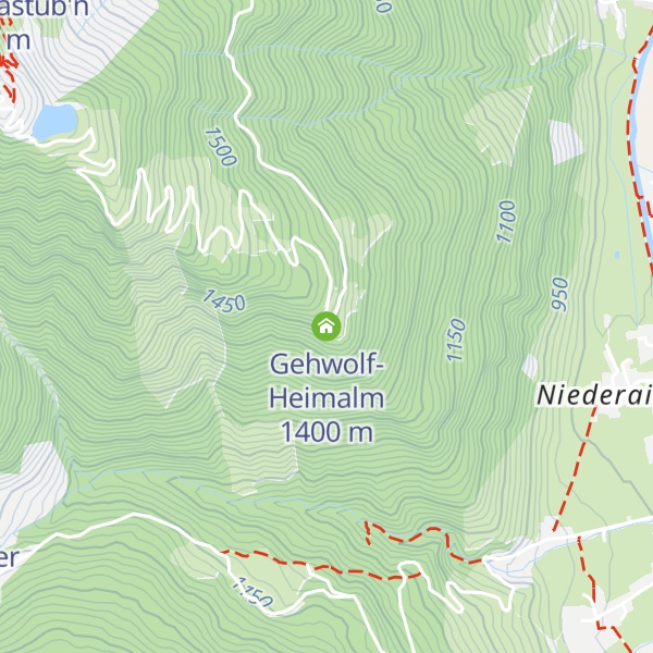 Map of Gehwolf-Heimalm