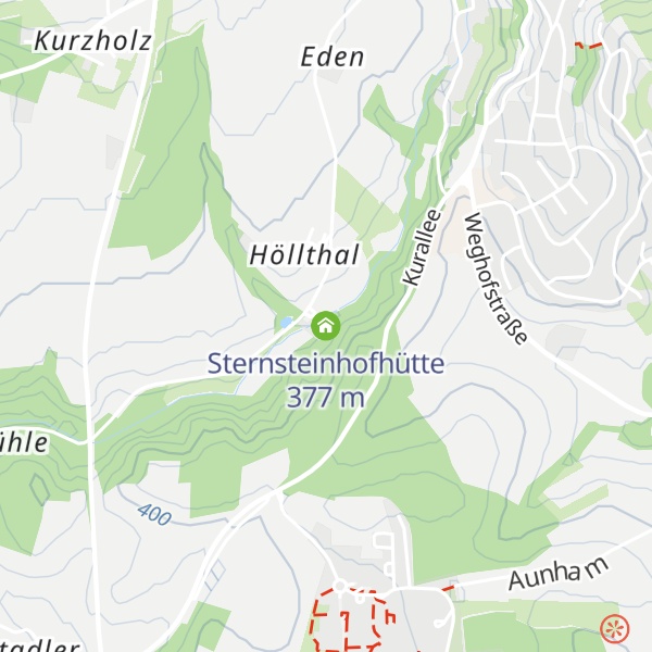 Map of Sternsteinhofhütte