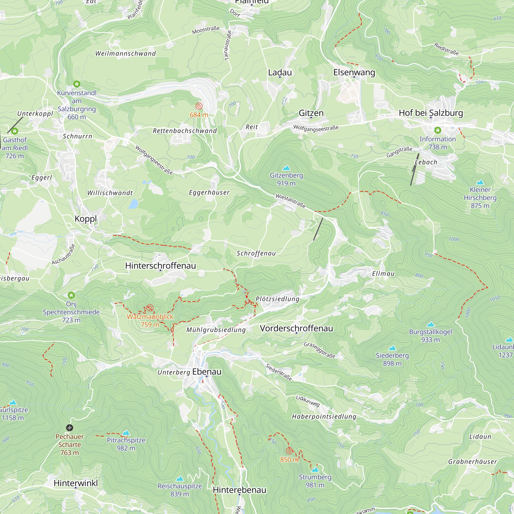 Großschroffenauer map