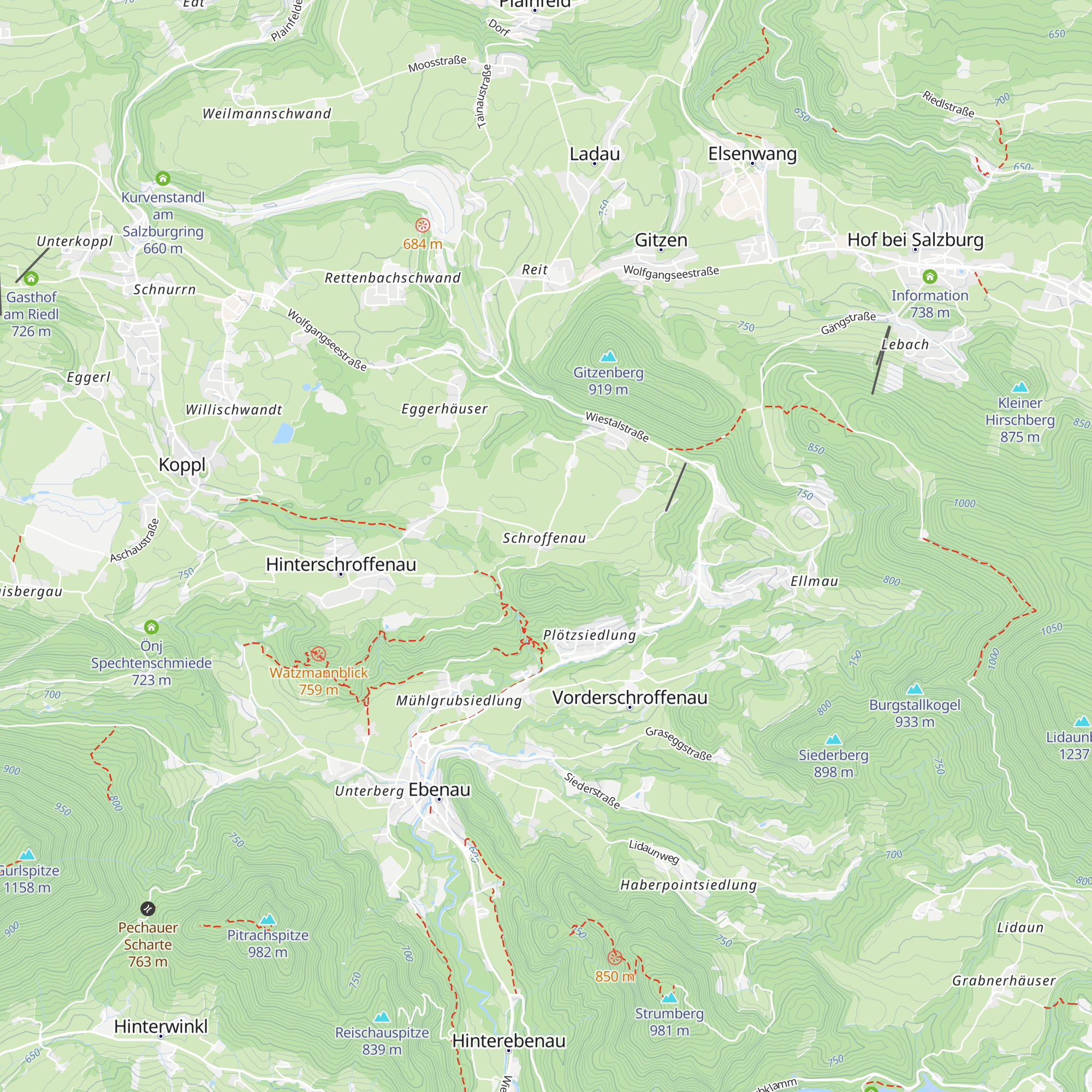 Großschroffenauer map