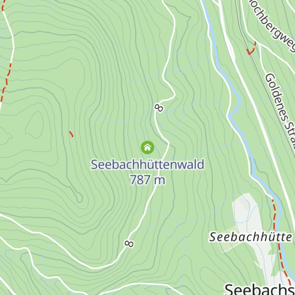 Map of Seebachhüttenwald