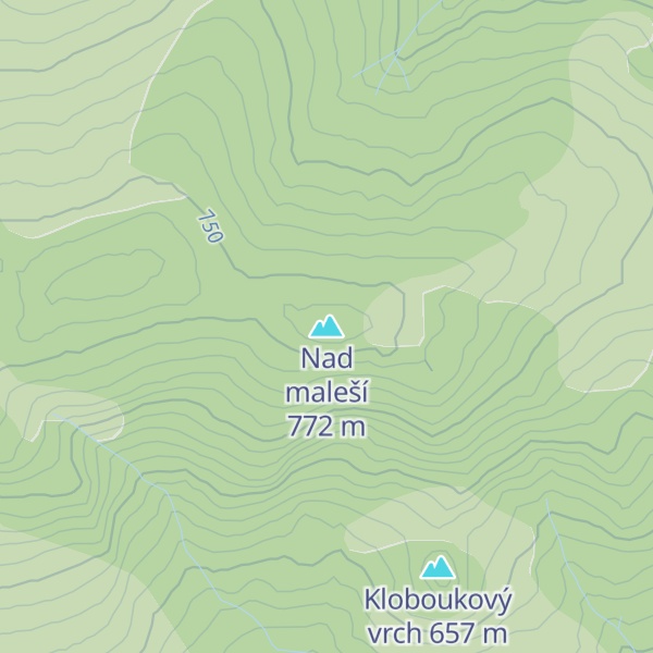 Map of Nad maleší