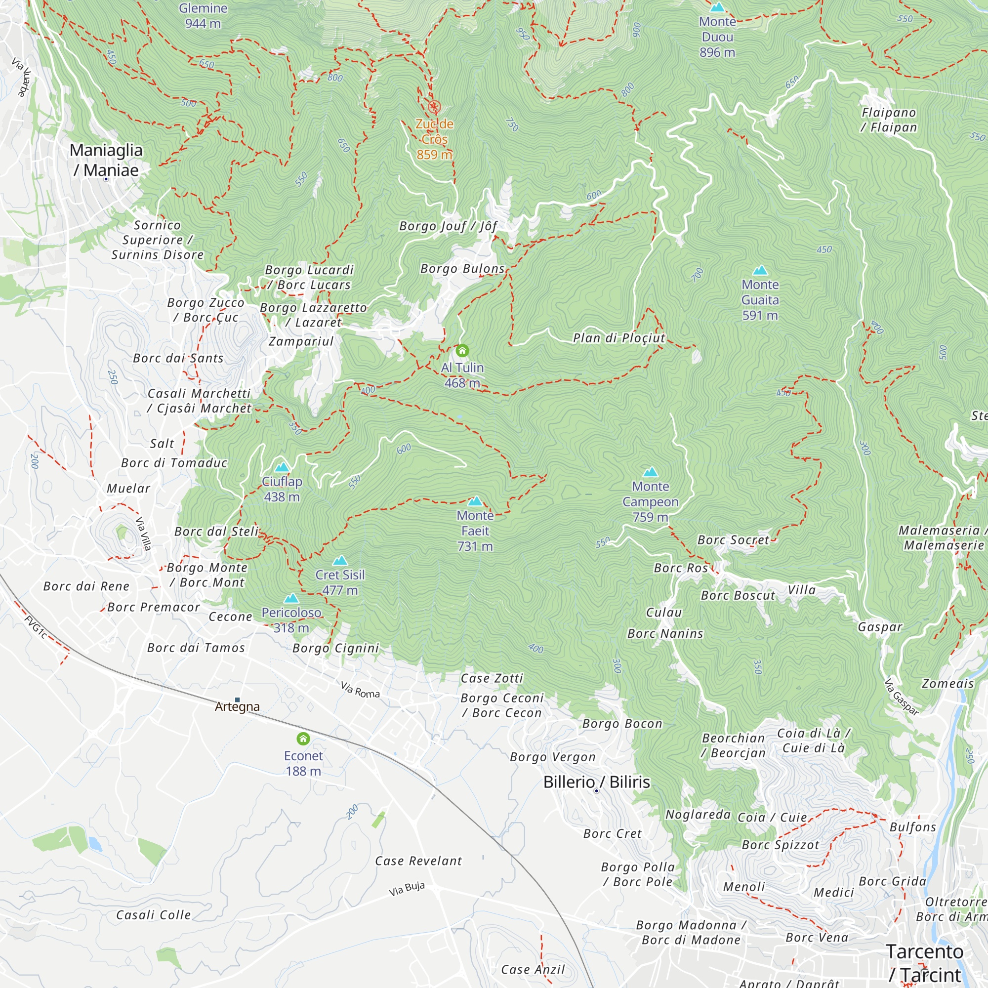 Capanno map