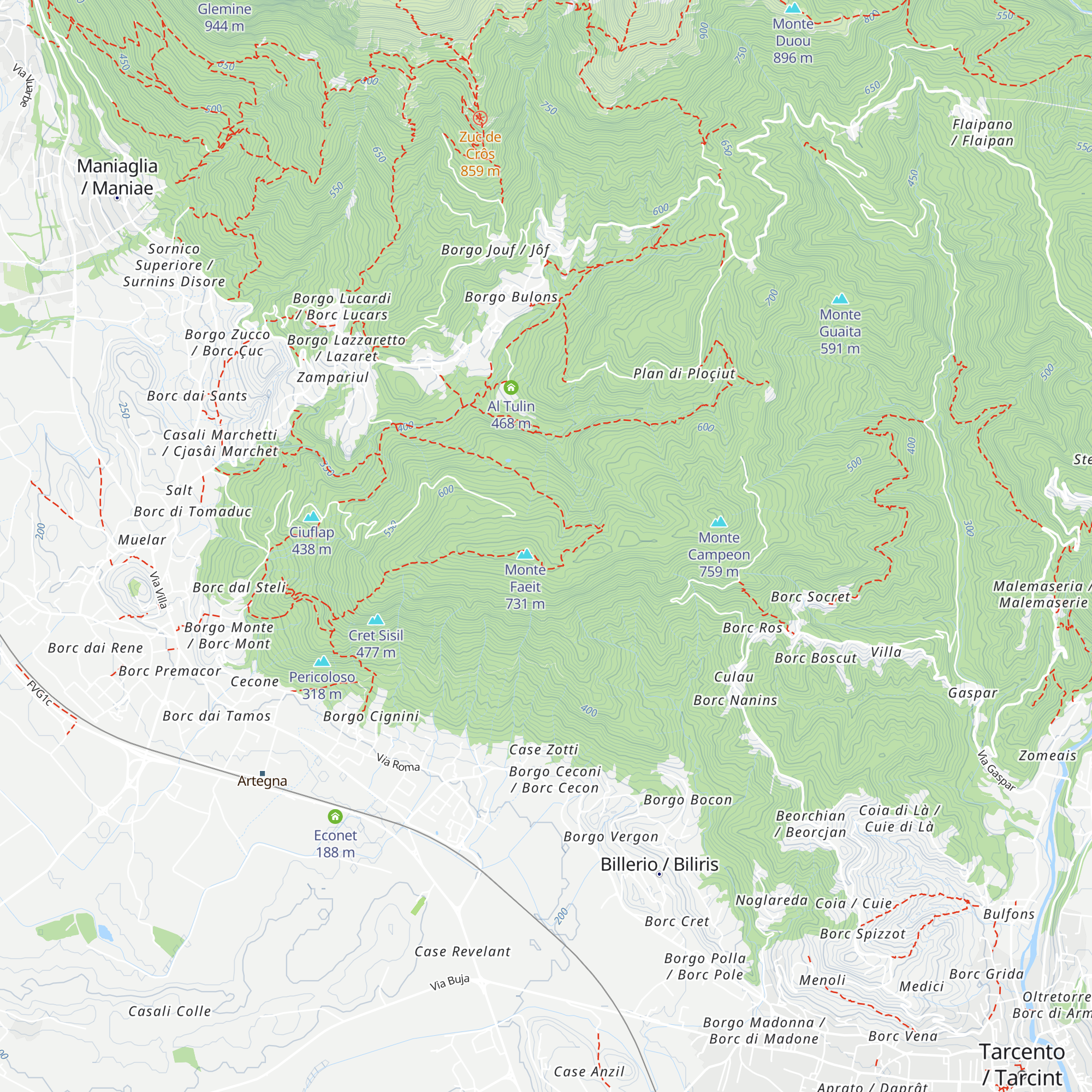Capanno map
