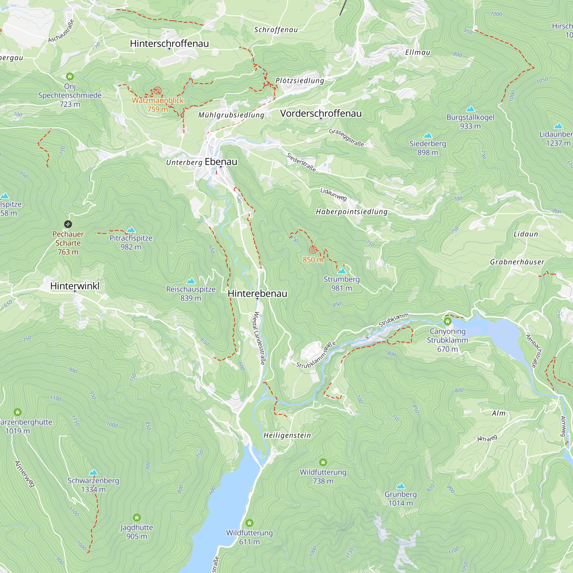 Wildfütterung map