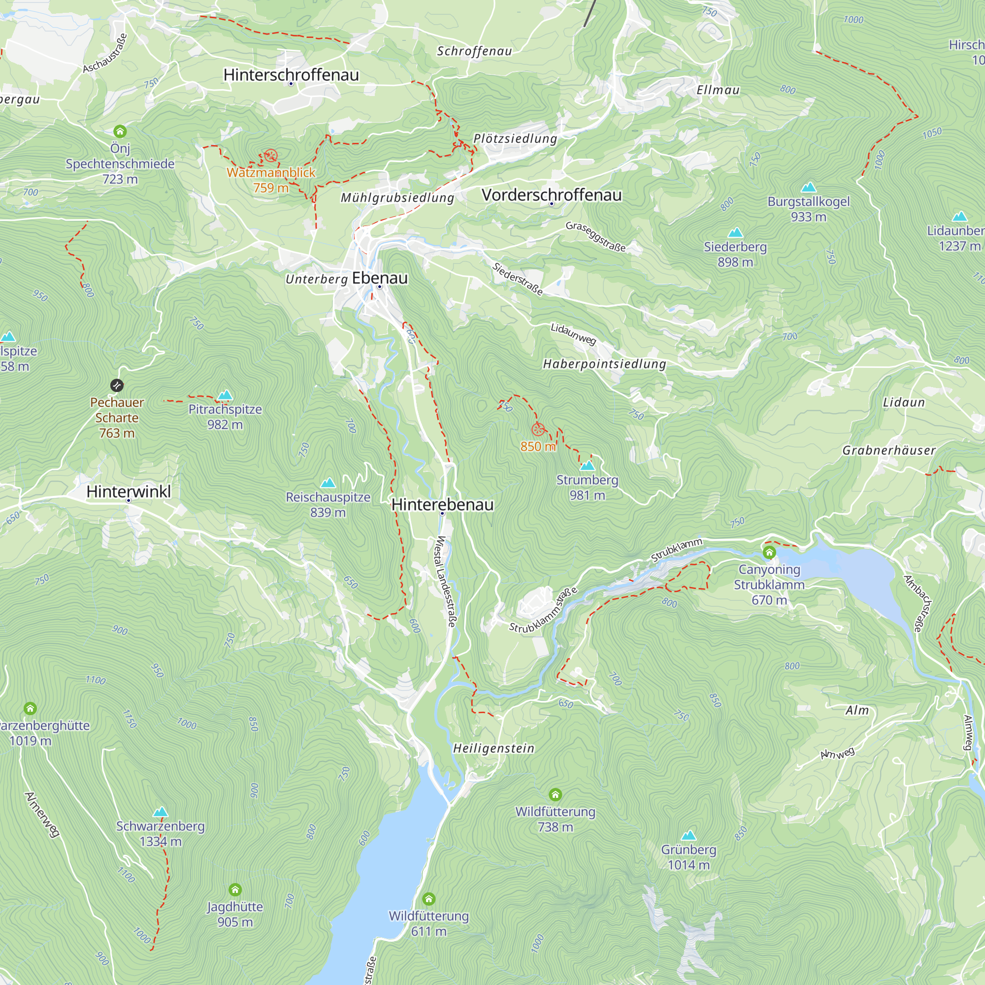 Wildfütterung map
