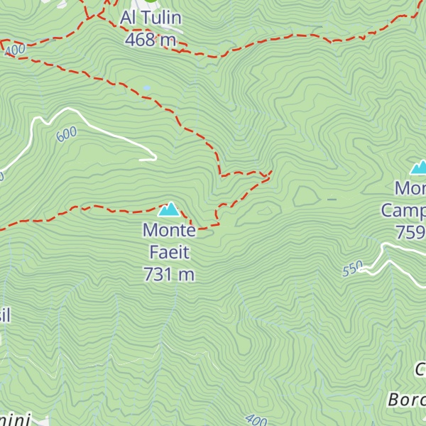 Map of Malga Barbana