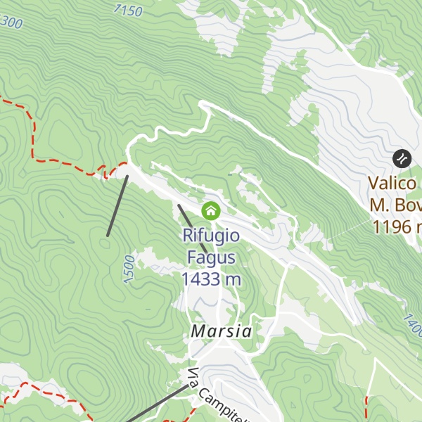 Map of Rifugio Fagus